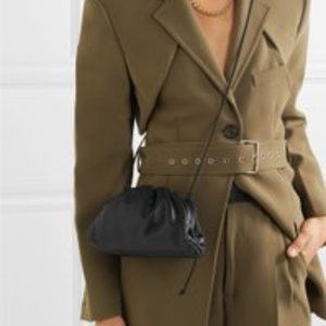 Authentic Botega Veneta Black Leather Clutch